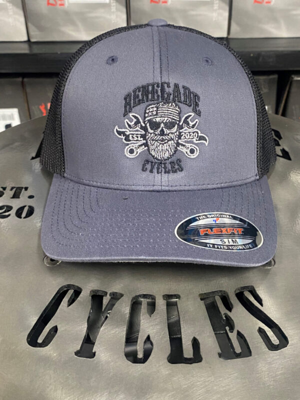 Graphite / Black Flexfit Trucker Hat